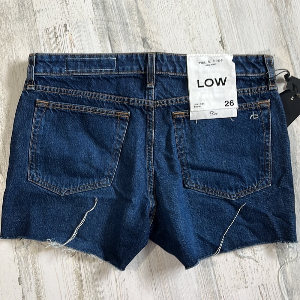 Rag & Bone Cambria Dre Low Rise Short Size 26 NWT - Picture 4 of 15